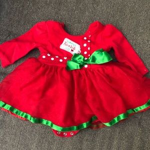 0-3 month Christmas dress